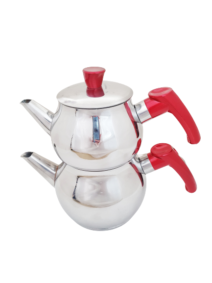 Czajnik do parzenia herbaty - mini czerwone rączki
