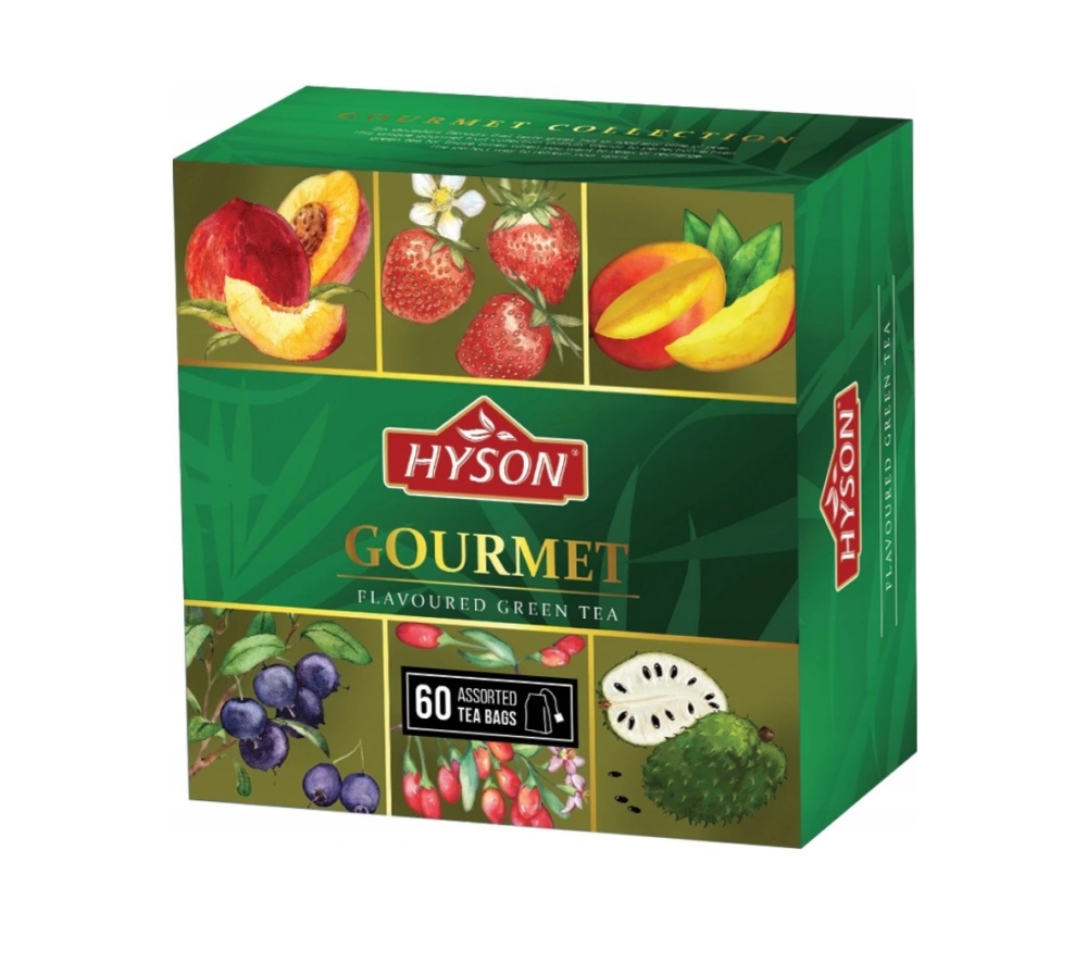 herbata zielona z owocami hyson